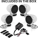 BOSS Audio MC470B All-Terrain Bluetooth Speaker and Amplifier System - 1000 Watt, Chrome