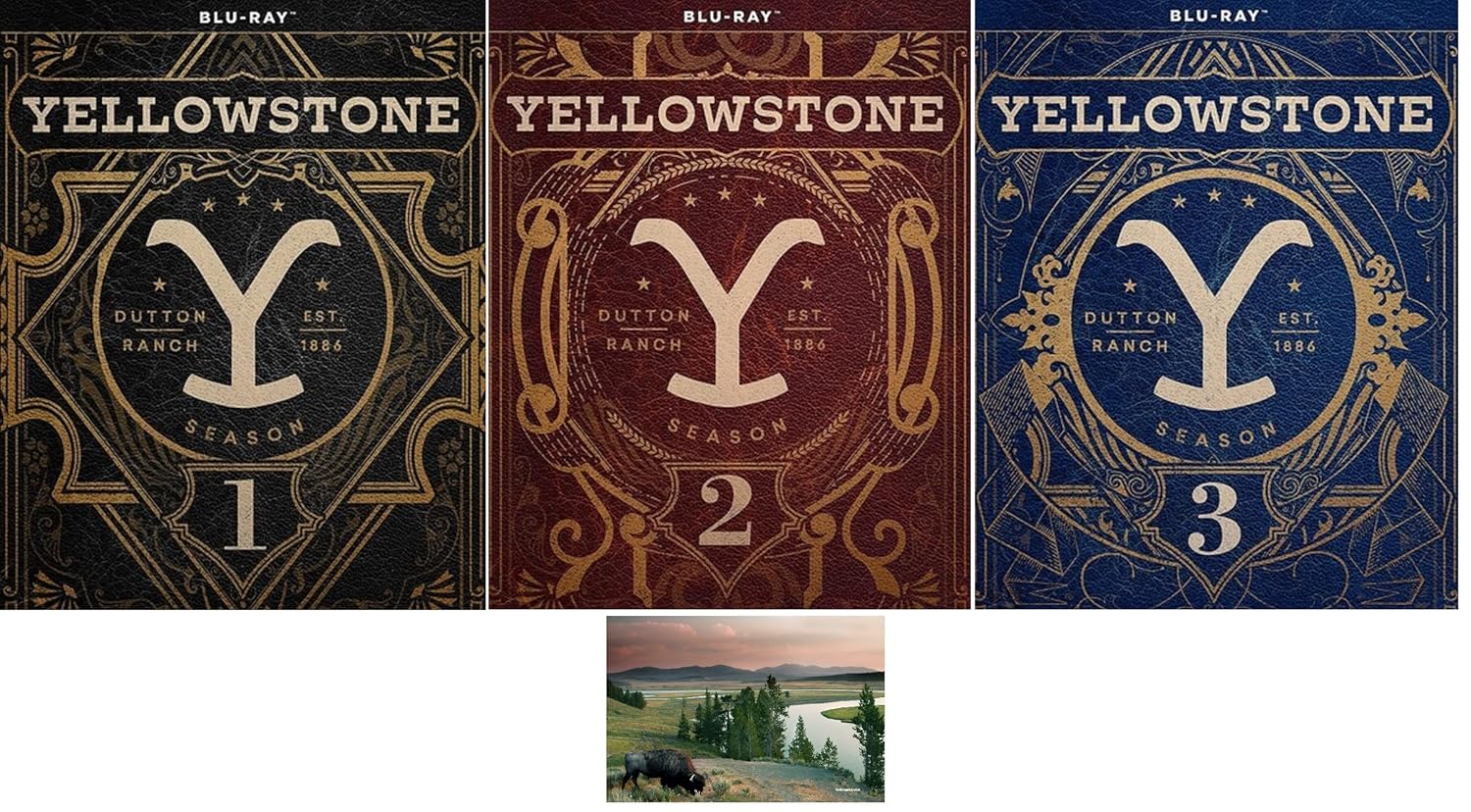 Yellowstone Special Edition Complete Seasons 1 2 3 Kevin Costner 3 Blu Ray Set 29