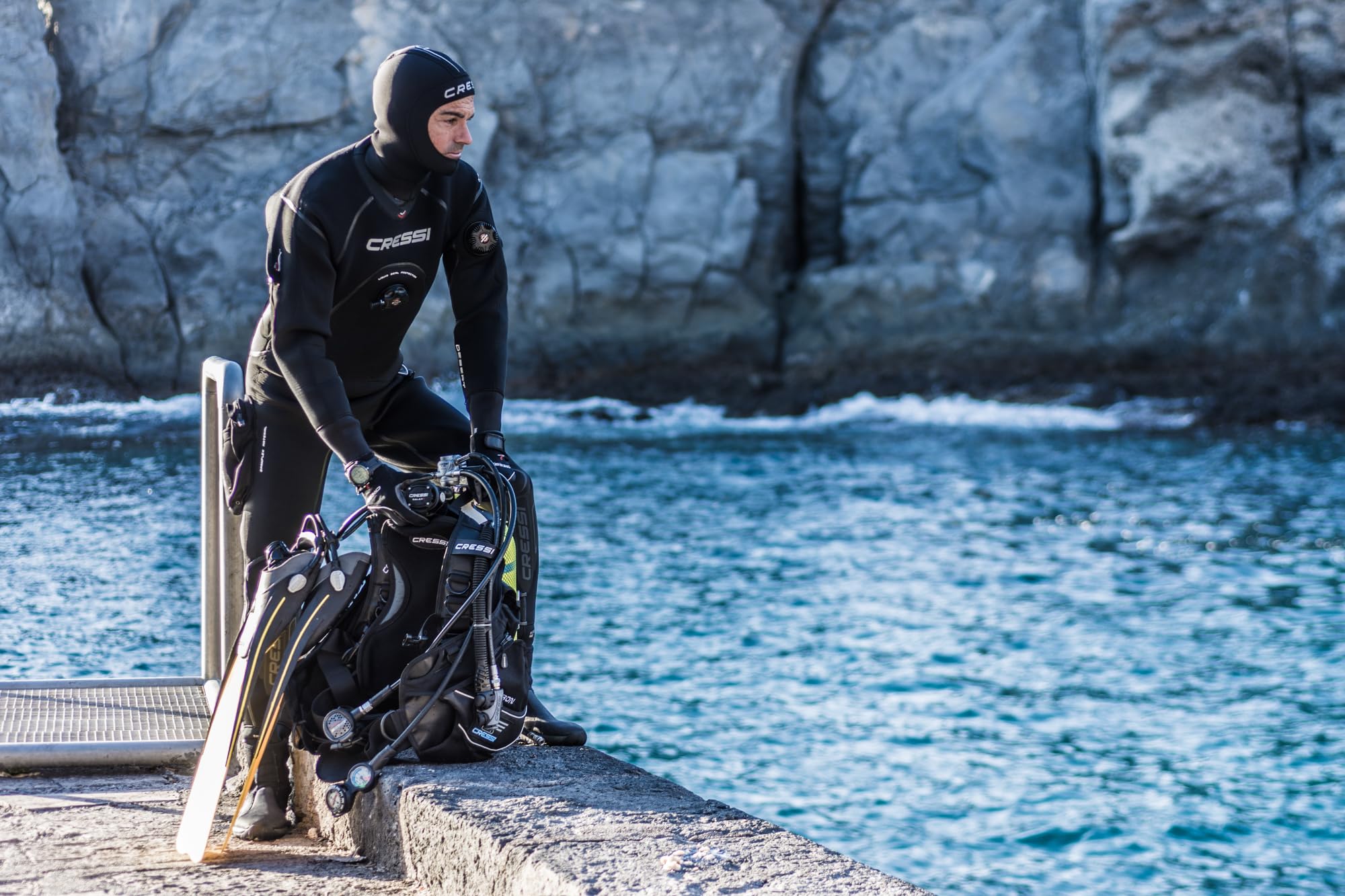 Cressi Desert Man Dry Suit 4mm HD - Traje Seco para Buceo