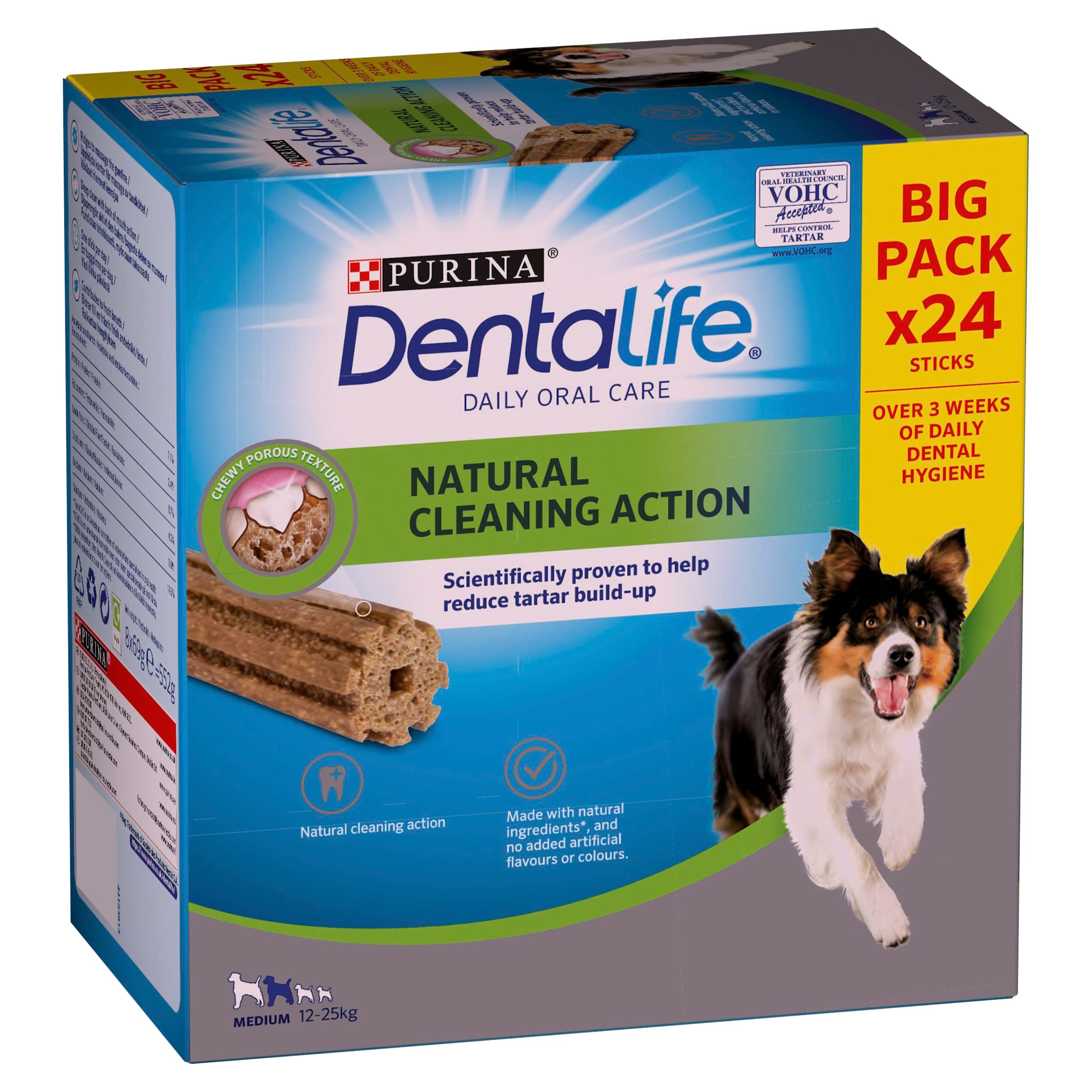 Dentalife - Masticatore per cani, misura media, 8 x 69 g
