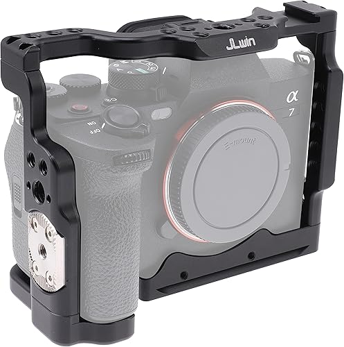 Miniatura 2 de Fotga JLwin - Soporte estabilizador de aluminio para cámara Sony A7IV A7 Mark IV A7M4 A7SIII A7SM3 sin espejo para cámara de video compatible con