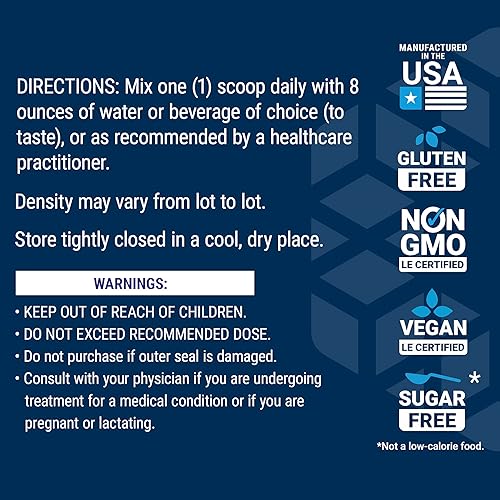 Miniatura 7 de Life Extension Colágeno vegano Pro, apoyo constructor de colágeno, salud de la piel, aminoácidos de colágeno tipo I, gotu kola, vitamina C, sin