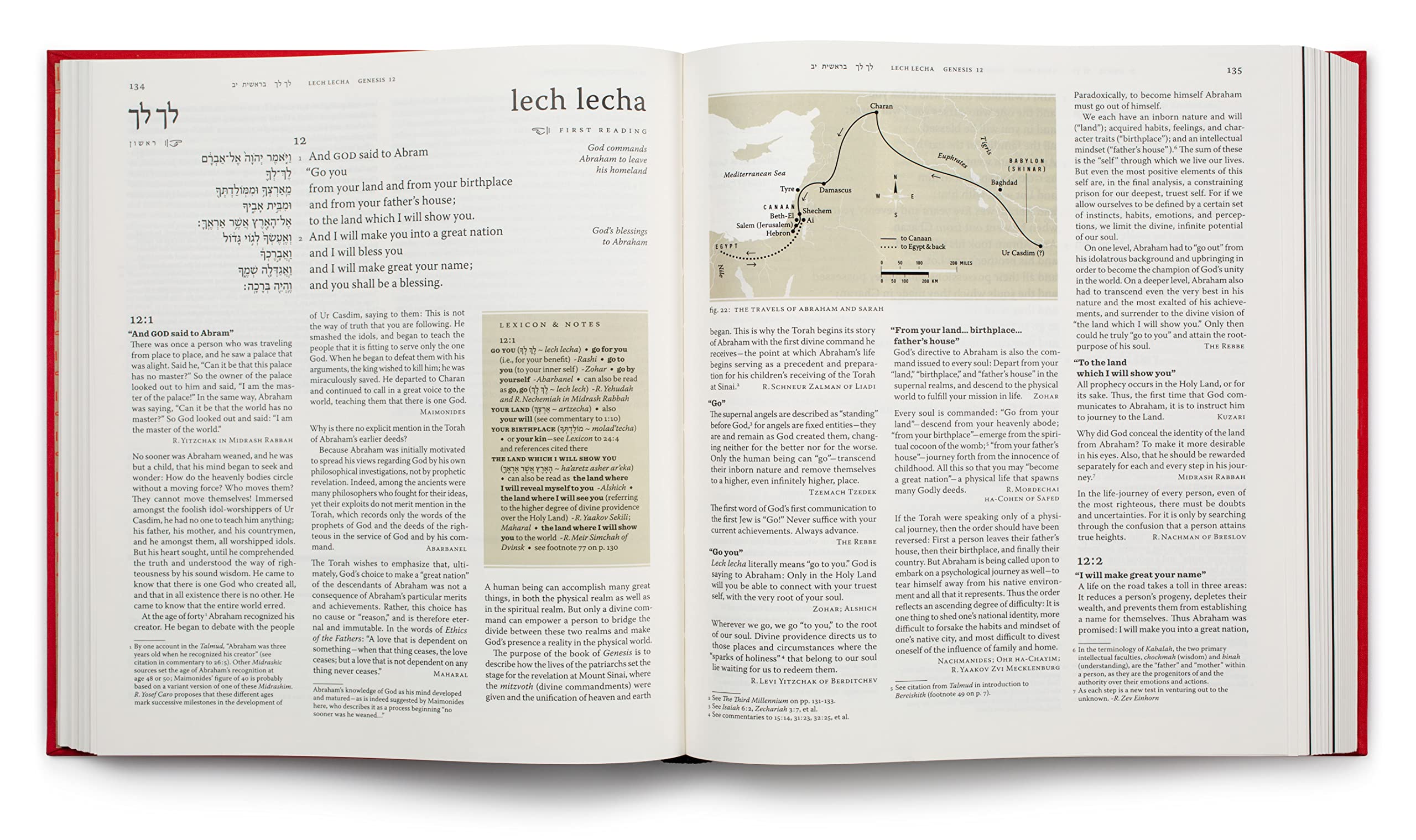 Buch Genesis mit Kommentar und Einsichten von 500 Weisen und Mystikern