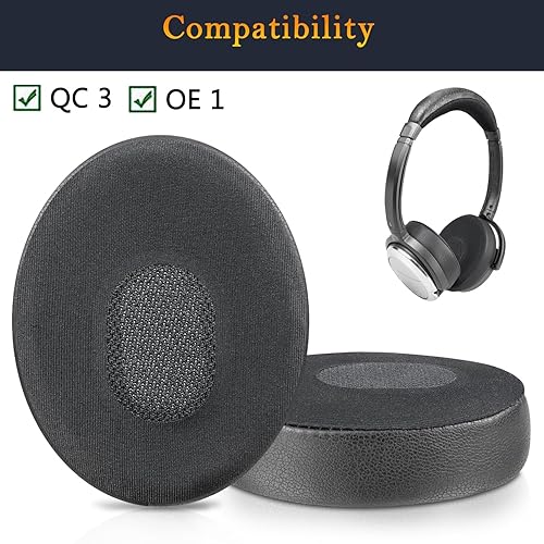 Miniatura 3 de SOULWIT Almohadillas de repuesto de gel de enfriamiento profesional para auriculares Bose QuietComfort 3 (QC3) y OE1, almohadillas para los oídos