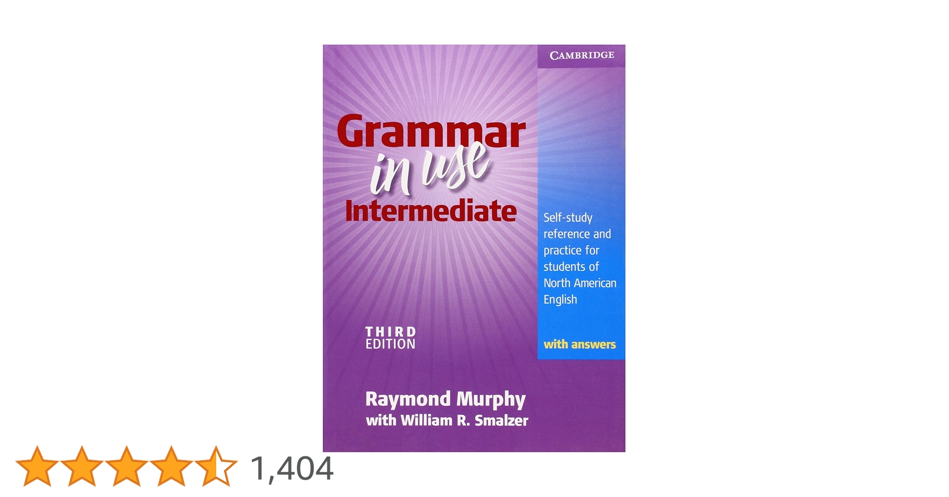 Grammar in Use Intermediateテキスト&Workbook Grammar in Use Intermediate Student's Book with Answers and