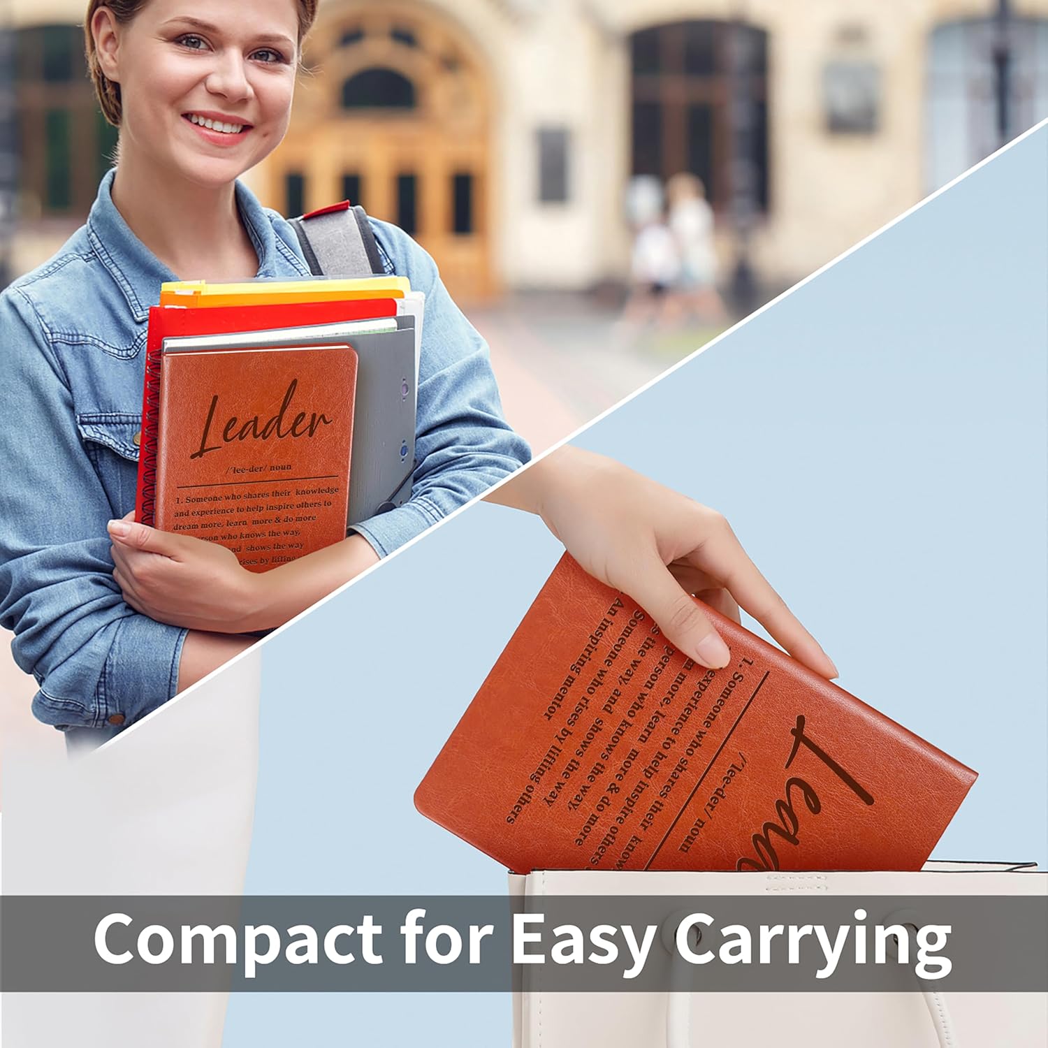 Leader Gift Leader Definition Gift Leader Appreciation Leather Journal Notebook Mentor Gift Leadership Writing Diary Notebook (Leader Definition) - Image 5