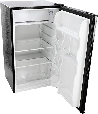 Megachef 3.2 Cubic Feet Refrigerator (Black)