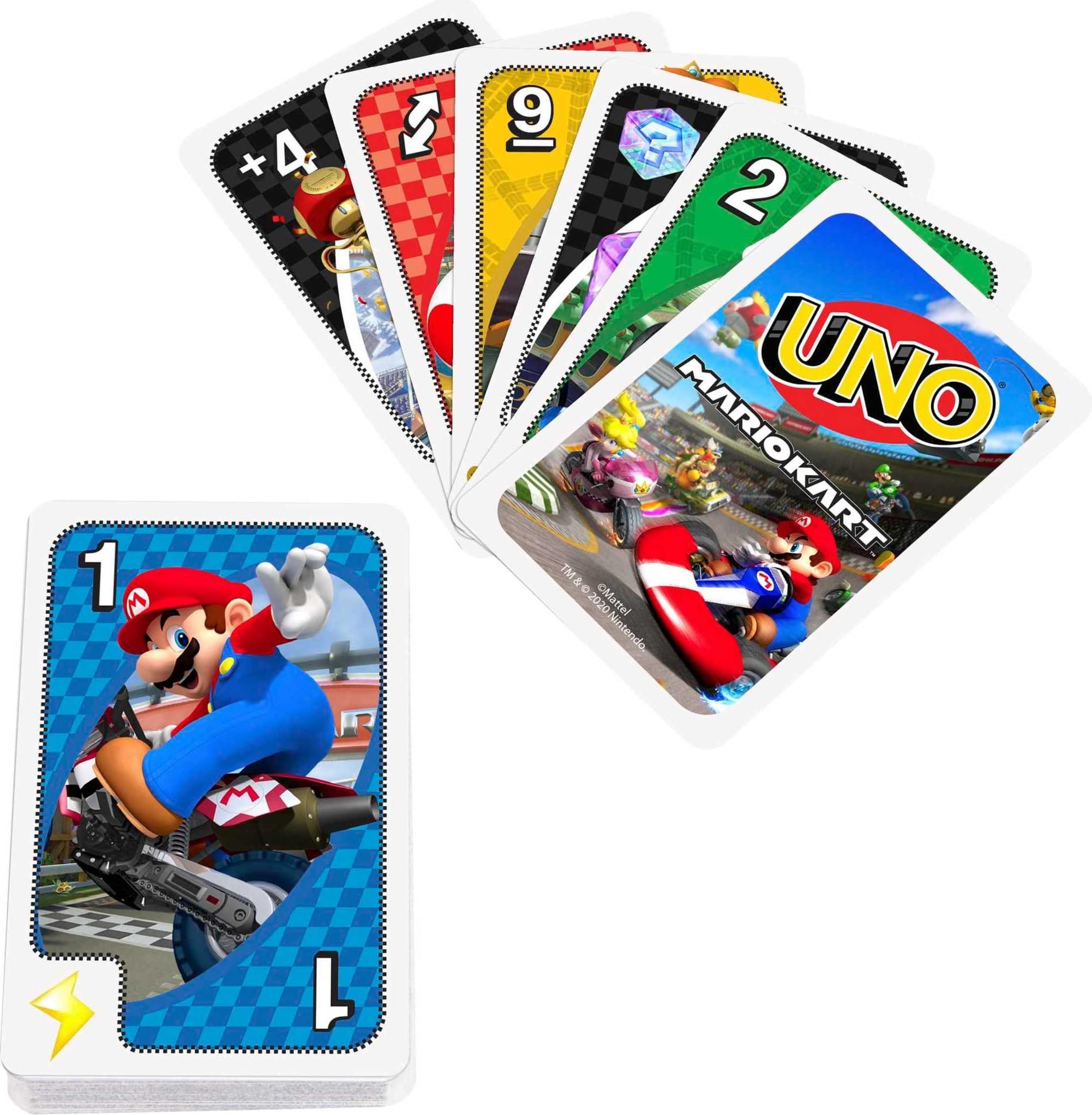 Mattel Games UNO Mario Kart Card Game, Ages 7+, Players 2-10 — Amazon image 3