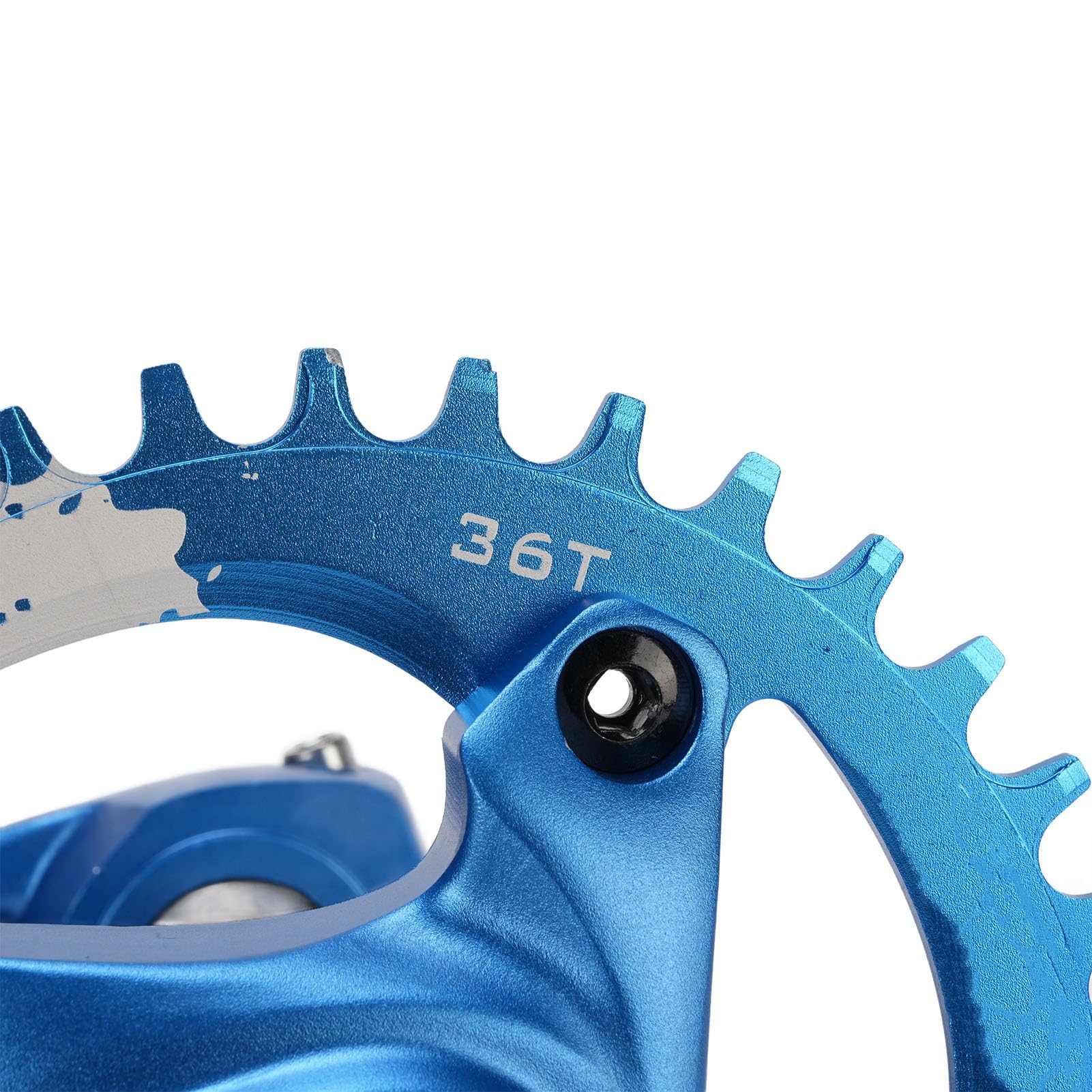 Zestaw Ramion Korby Rowerowej Hollow Zintegrowany Mechanizm Korbowy 36T Tarcza Dolna, Wspornik Dolny 8-12 Prędkości Dodatni Ujemny Ząb Górska Droga Niebieski
