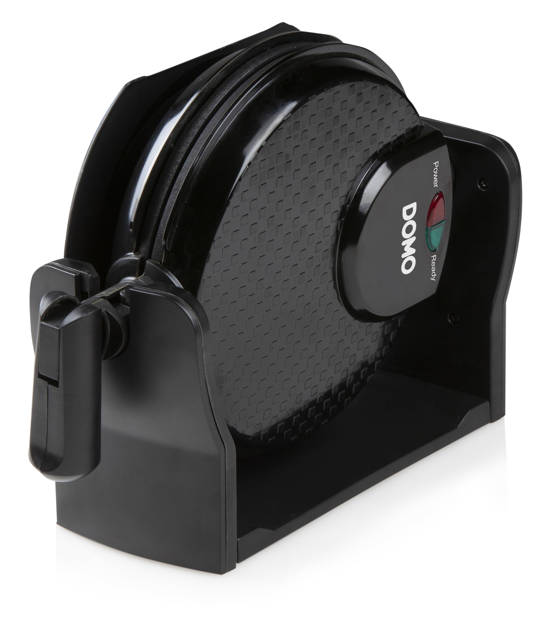DOMO DO9223W - Gofrera antiadherente, 1 unidad, color negro