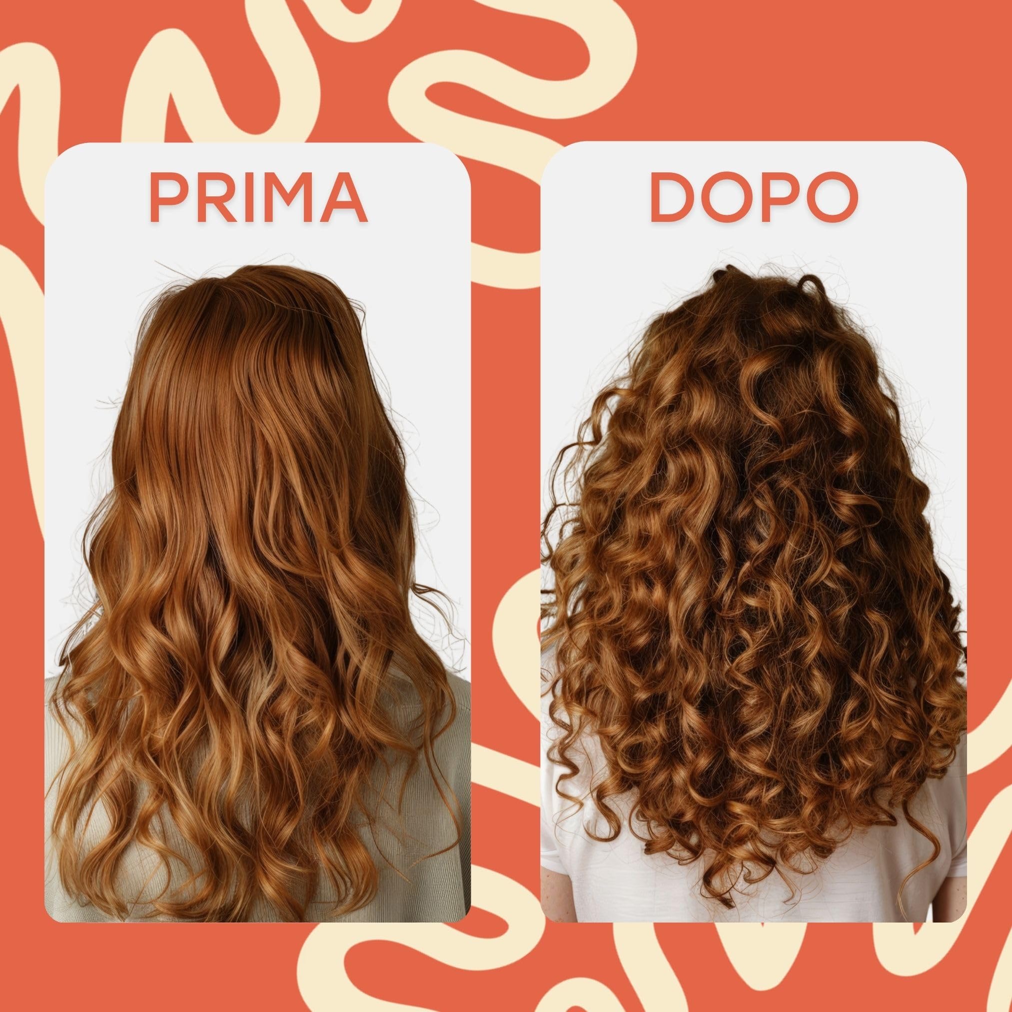 TWISTY Set Styling – Crema Ricci, Schiuma Capelli e Curl Booster – Kit Completo per Capelli Ricci e Mossi Definiti