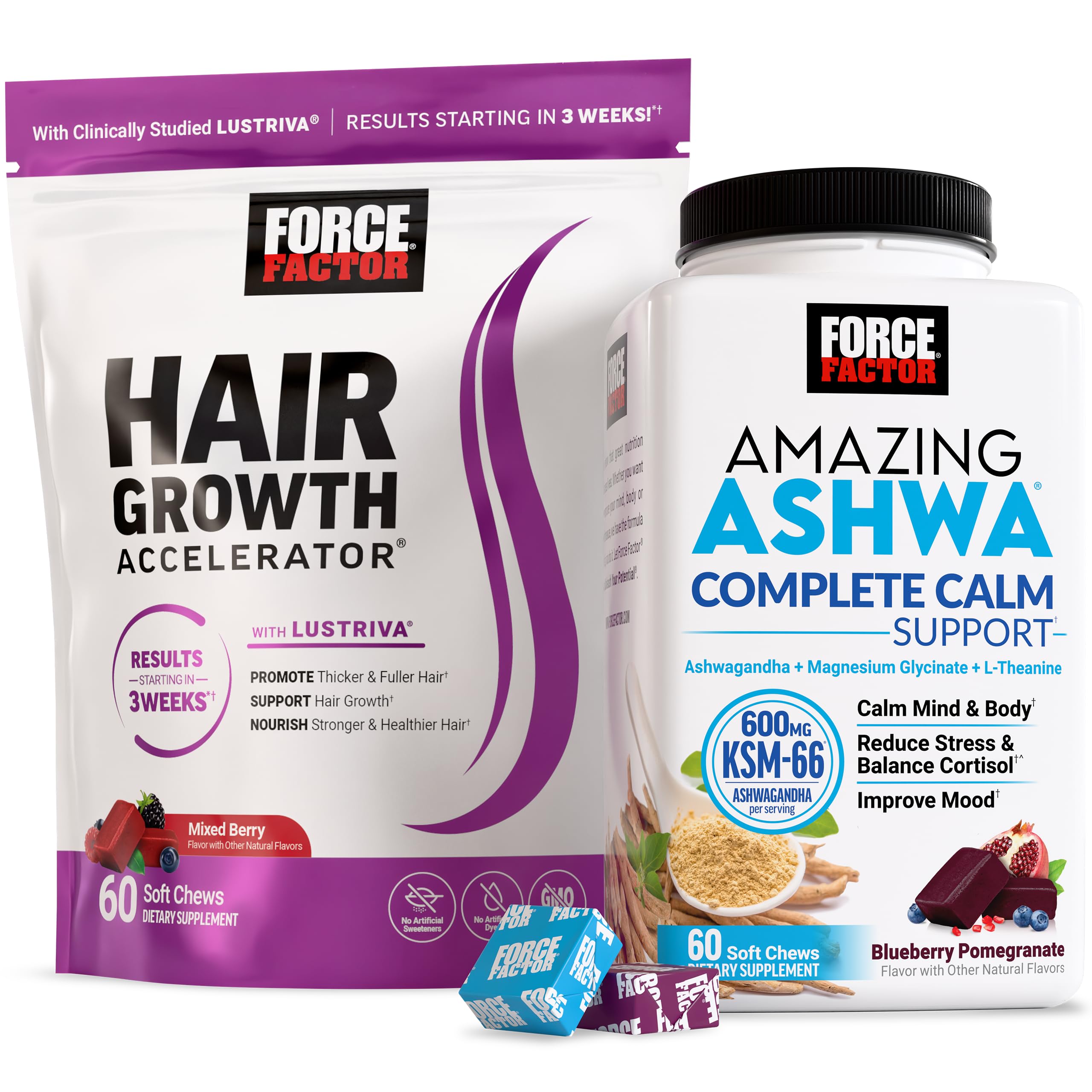 Amazon.com: Force Factor Hair Growth Accelerator Soft Chews