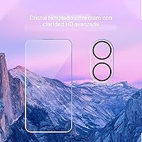 Vista 3 de Ailun Paquete de 3 protectores de pantalla para iPhone 16 [6.1 pulgadas] + 3 protectores de lente de cámara con marco de instalación, película