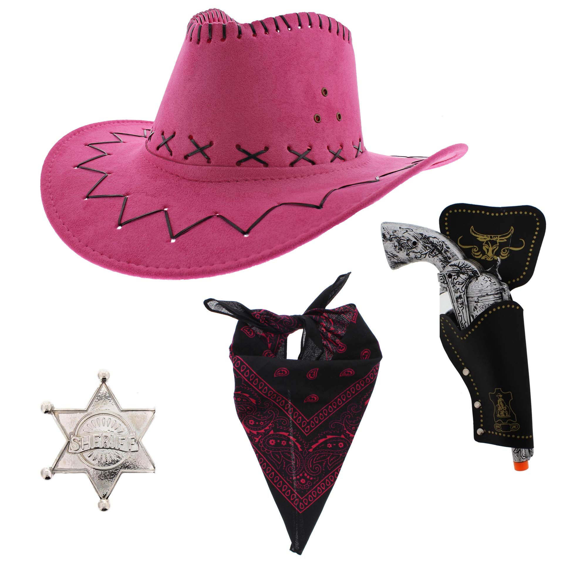 Zac's Alter Ego Fancy Dress Unisex 4 Piece Cowboy Set — image 1