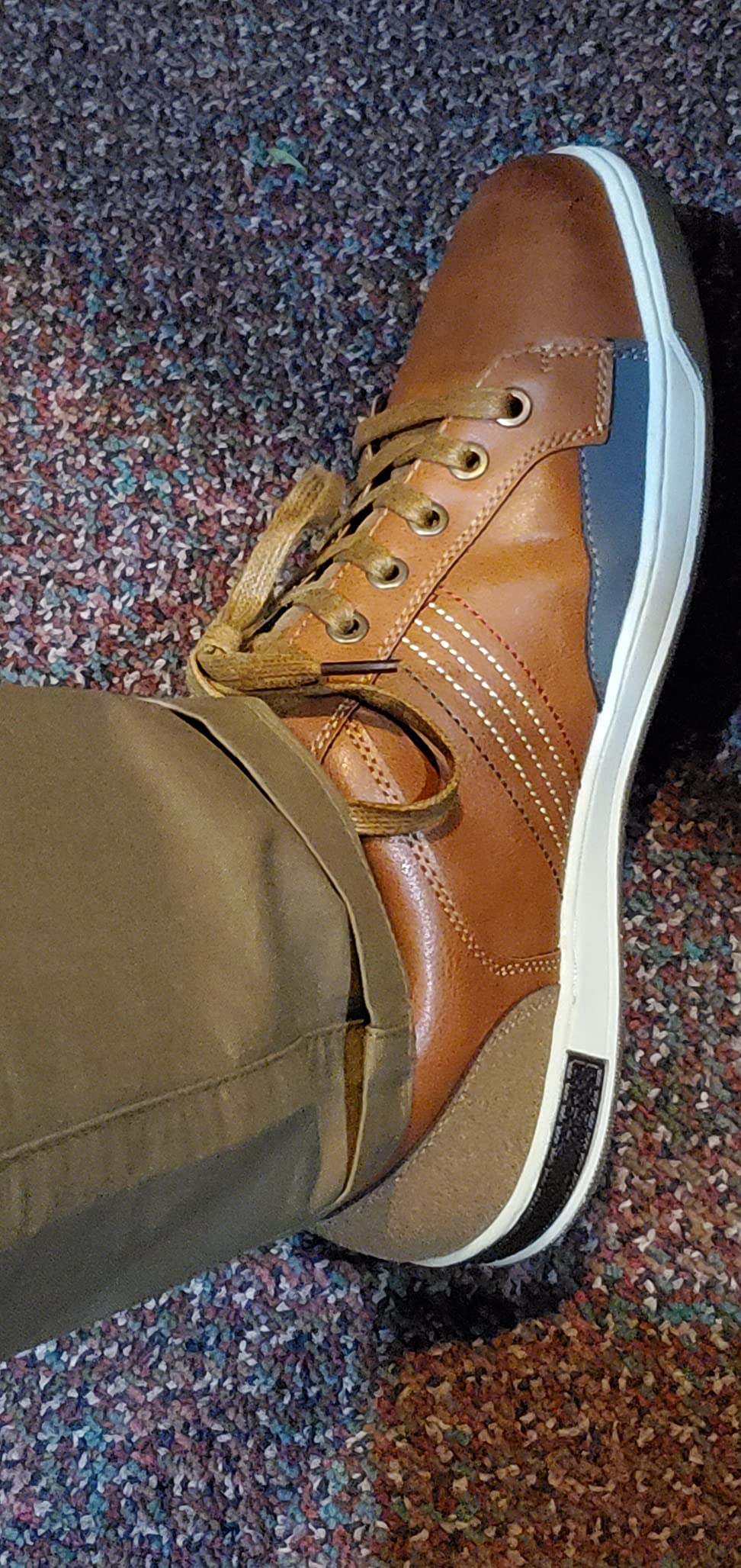 11/mo Finance Jousen Men's Fashion Sneakers 3 Eyelets Simple Style Casual Shoes Buy Now