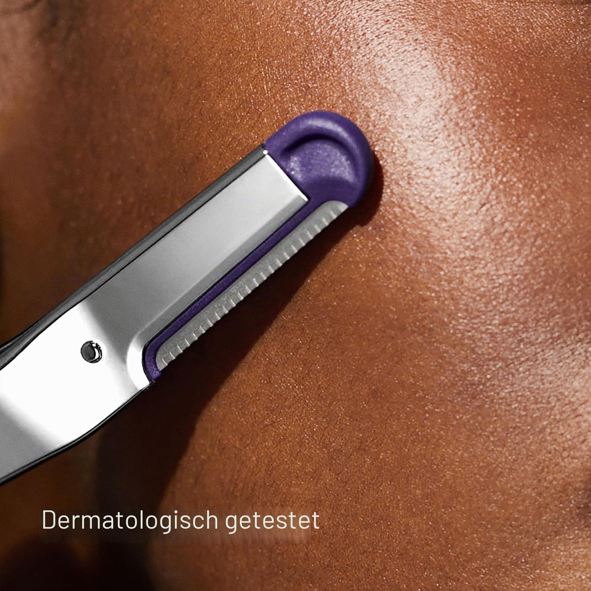 Flamingo Dermaplane Rasierer-Set, enthält 1 Dermaplane-Griff mit Klingenabdeckung und 4 nachfüllbaren Rasierern
