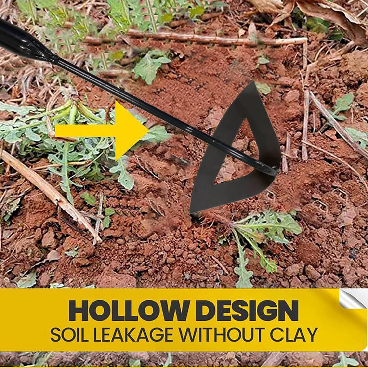 Buy Allsteel Hardened Hollow Hoe Garden Hoes for Weeding Long Handle