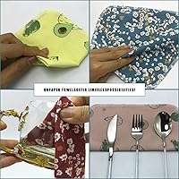 Vista 6 de Paquete de 20 rollos de toallas de papel reutilizables, juego de servilletas lavables, juego de 4 colores, paquete de 20 toallas sin papel, 100%