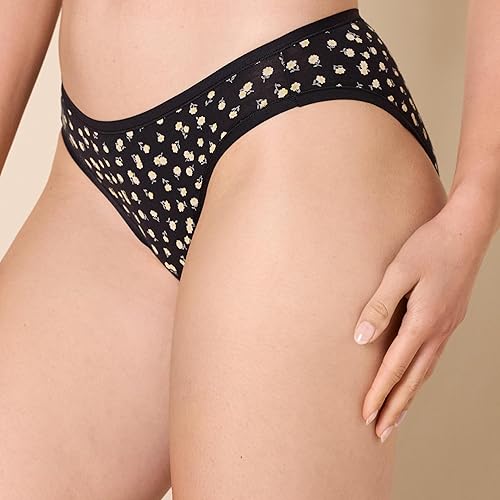 Vista 3 de Tienda Essentials - Pantis de algodón estilo bikini para mujer, paquete múltiple (disponibles en tallas extragrandes)