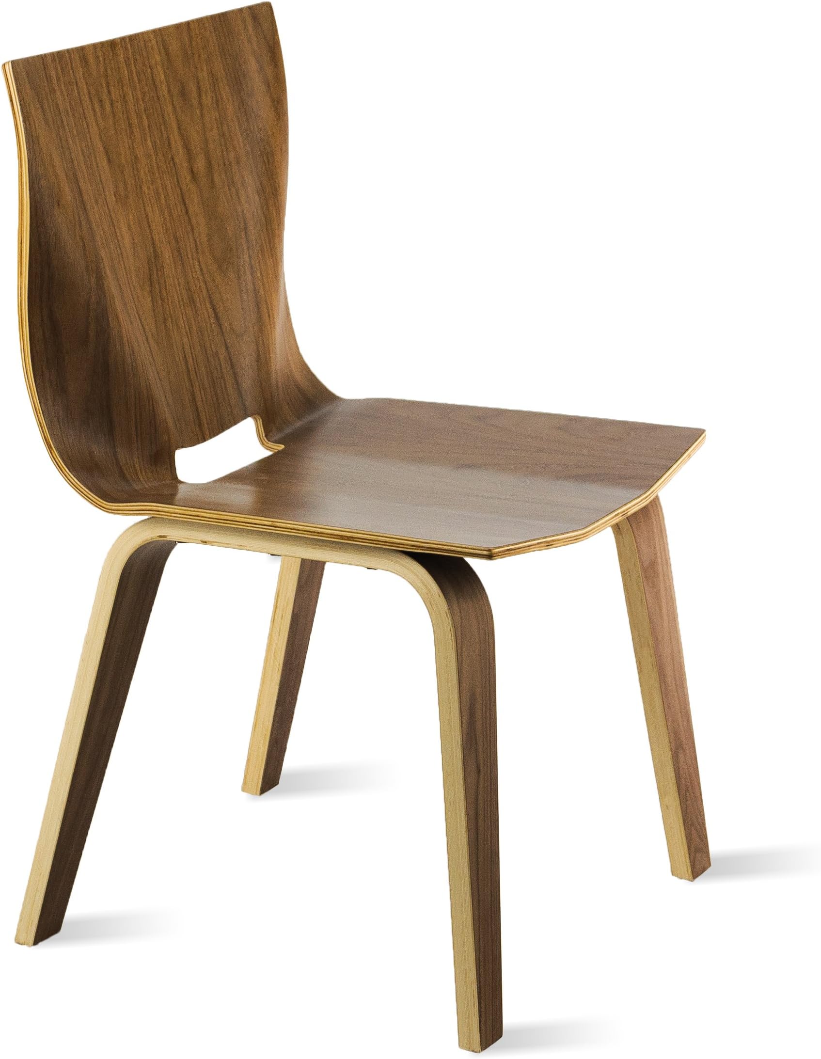 V Dining Chair, Walnut