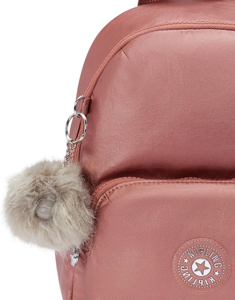 Amazon.com | Kipling Zinna Metallic Backpack Metallic Maple