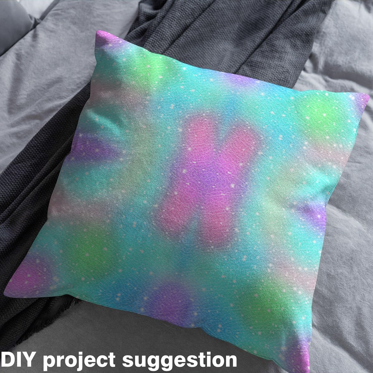 Erosebridal Teal Blue Fabric by The Yard for Kids Boys Girls,Tie Dye Ombre Waterproof Outdoor Fabric,Colorful Rainbow Upholstery and Home Accents,Watercolor DIY Art Decor for Quilting,3 Yards