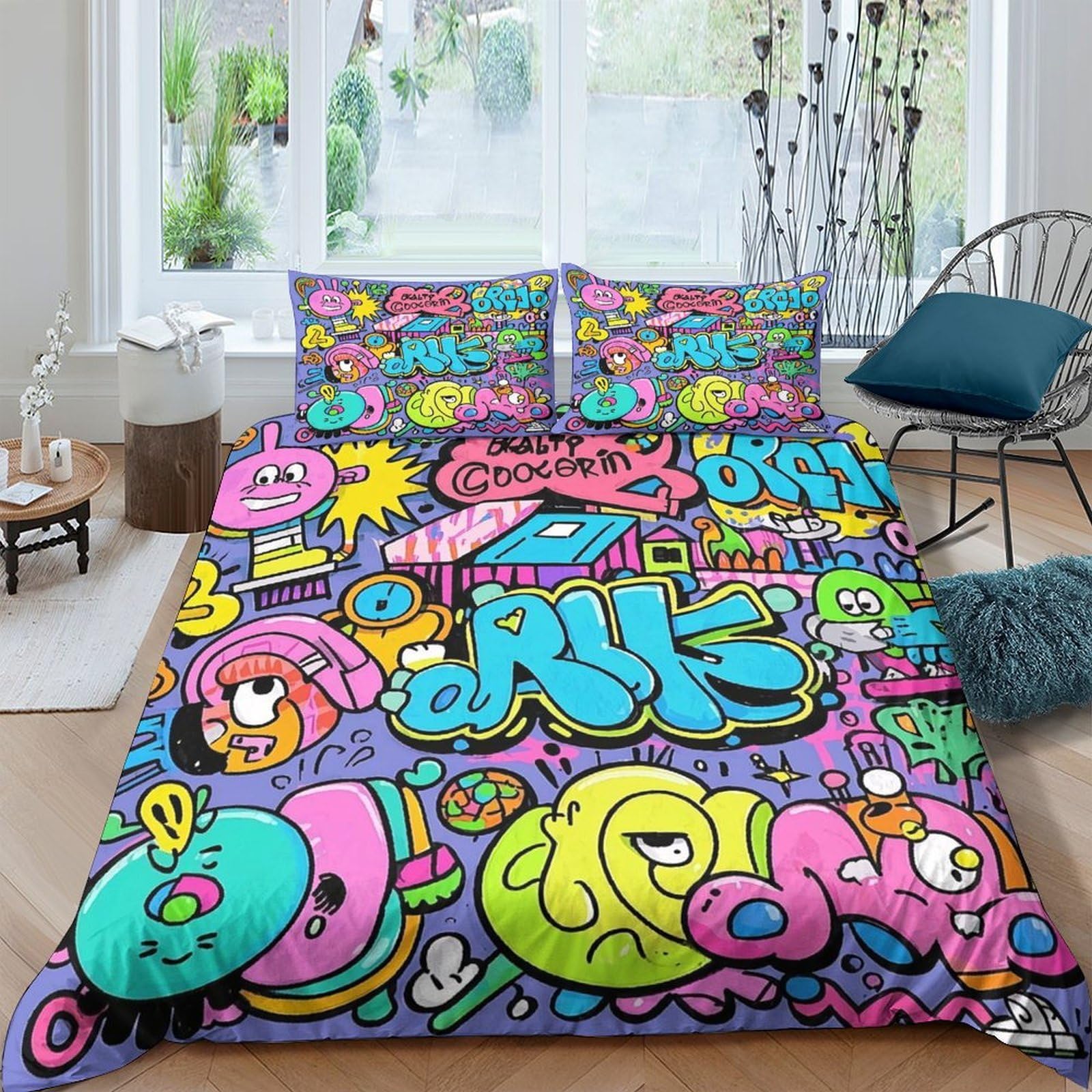 Ctjqhvkz Style-1 3D Printed Fitted Sheet Microfiber Galaxy Starry Sky Bed Cover For Bedroom And Dorm Room, Non-Slip Mattress Protector, Easy To Wash And Maintain Single（135X200cm）