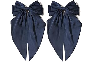 Charming Blue Bow Hair Accessory: Elevate Your Bridal Ensemble