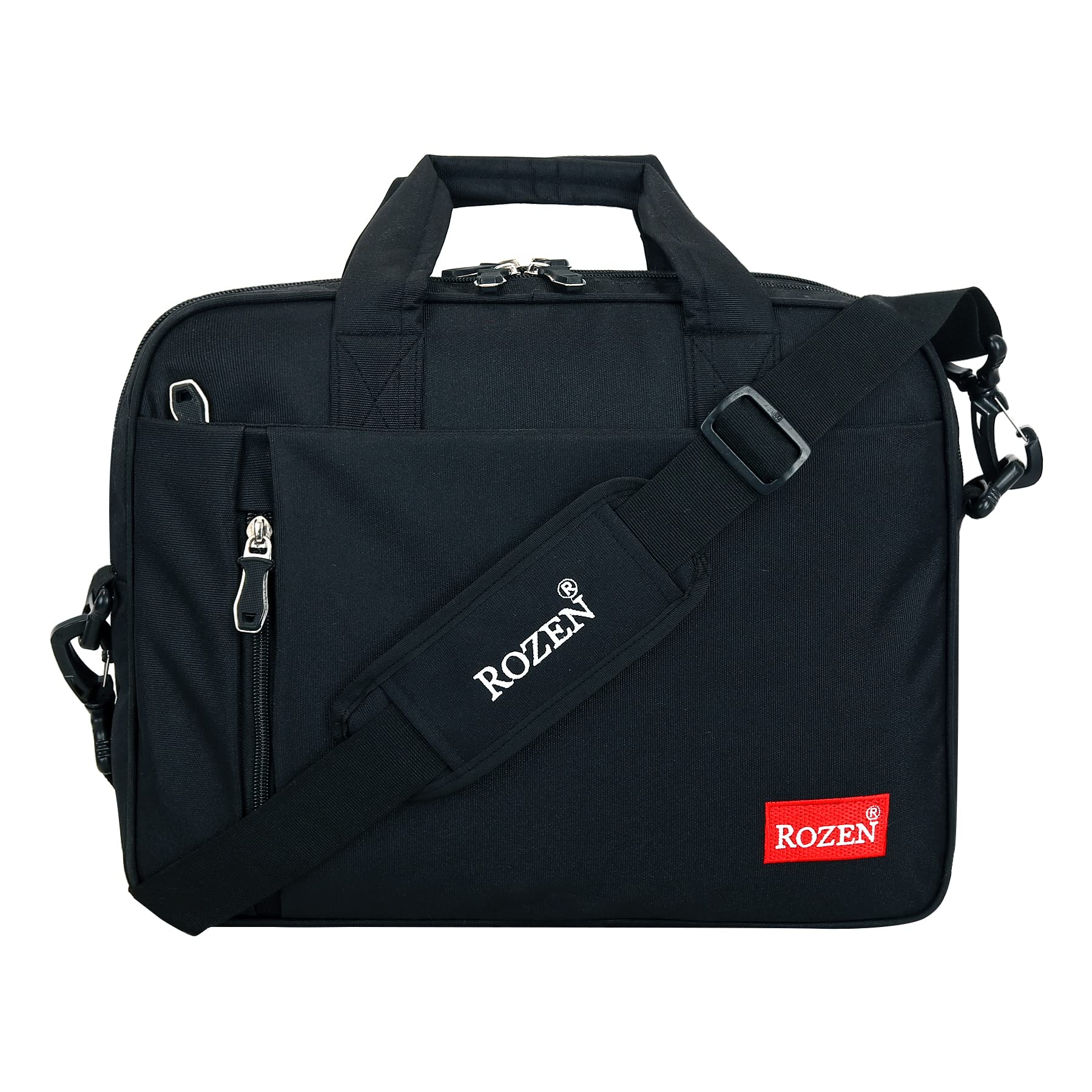15.6 inch (39.6cm) Laptop Briefcase Shoulder Sling Office Business Professional Travel Messenger Bag for Men and Women Water Repellent Formal Executive Bags-image-31