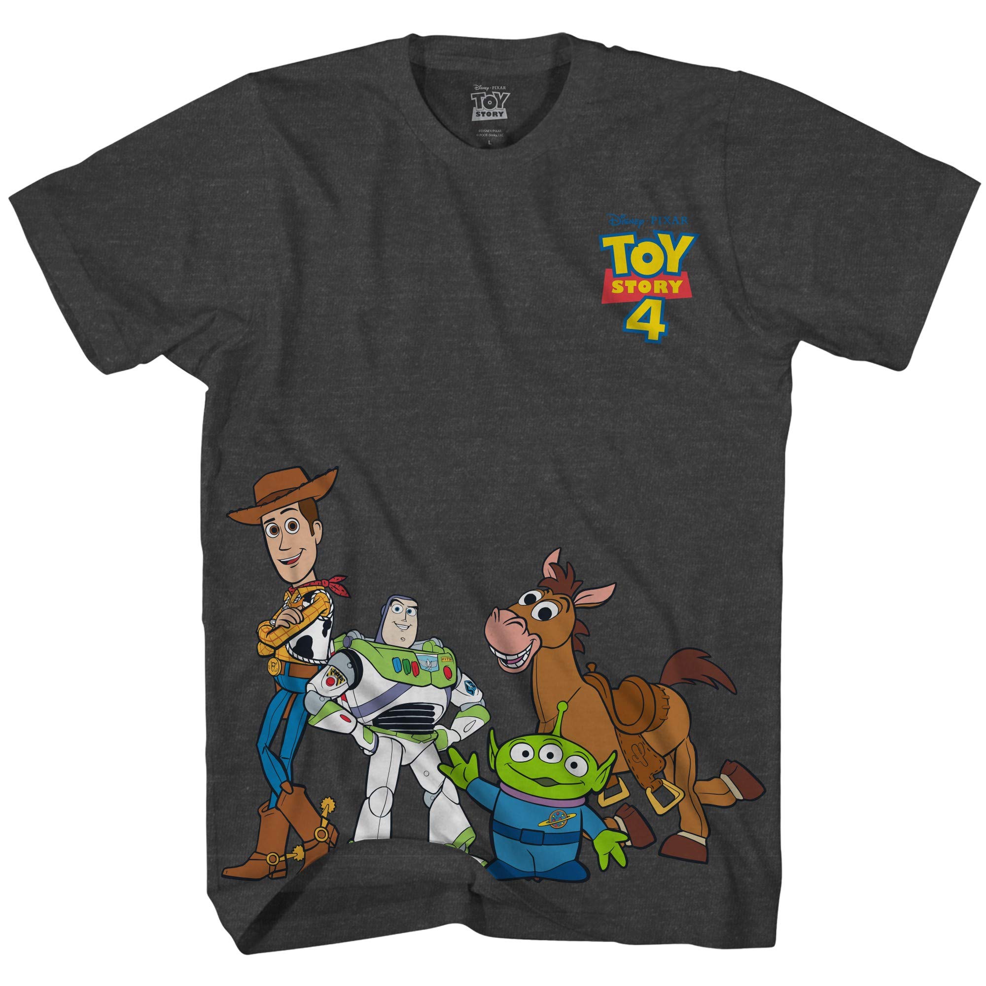 DisneyToy Story T-Shirt Men Graphic Tshirt for Adult Tee Woody Buzz Pixar Gift