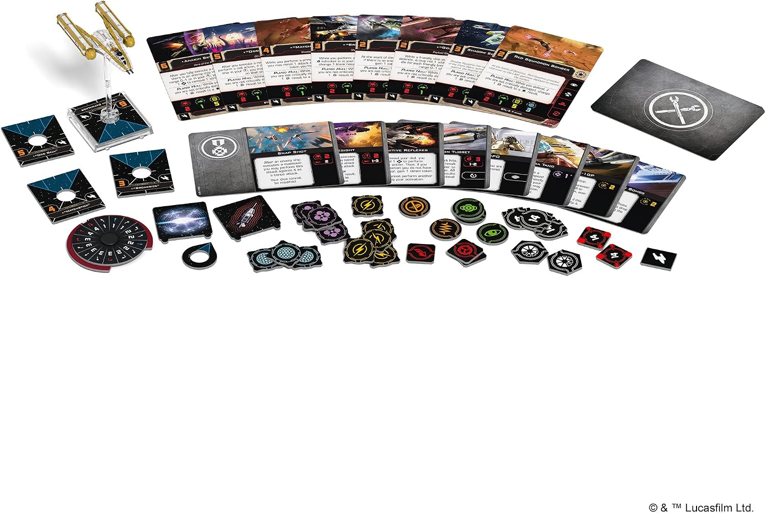 Star Wars X-Wing 2nd Edition Miniatures Game BTL-B Y-Wing EXPANSION PACK | Strategy Game for Adults and Teens | Ages 14+ | 2 Players | Average Playtime 45 Minutes | Made by Atomic Mass Games