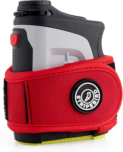 Stripebird 2.0 Correa magnética del telémetro de golf delgada - Ajuste perfecto, sin hebilla, buscador de rango Rojo Mayor