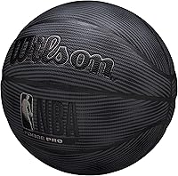 Vista 2 de WILSON NBA Forge Pro Midnight - Baloncesto en interiores y exteriores, negro/plateado, tamaño 7-29.5 pulgadas Negro medianoche