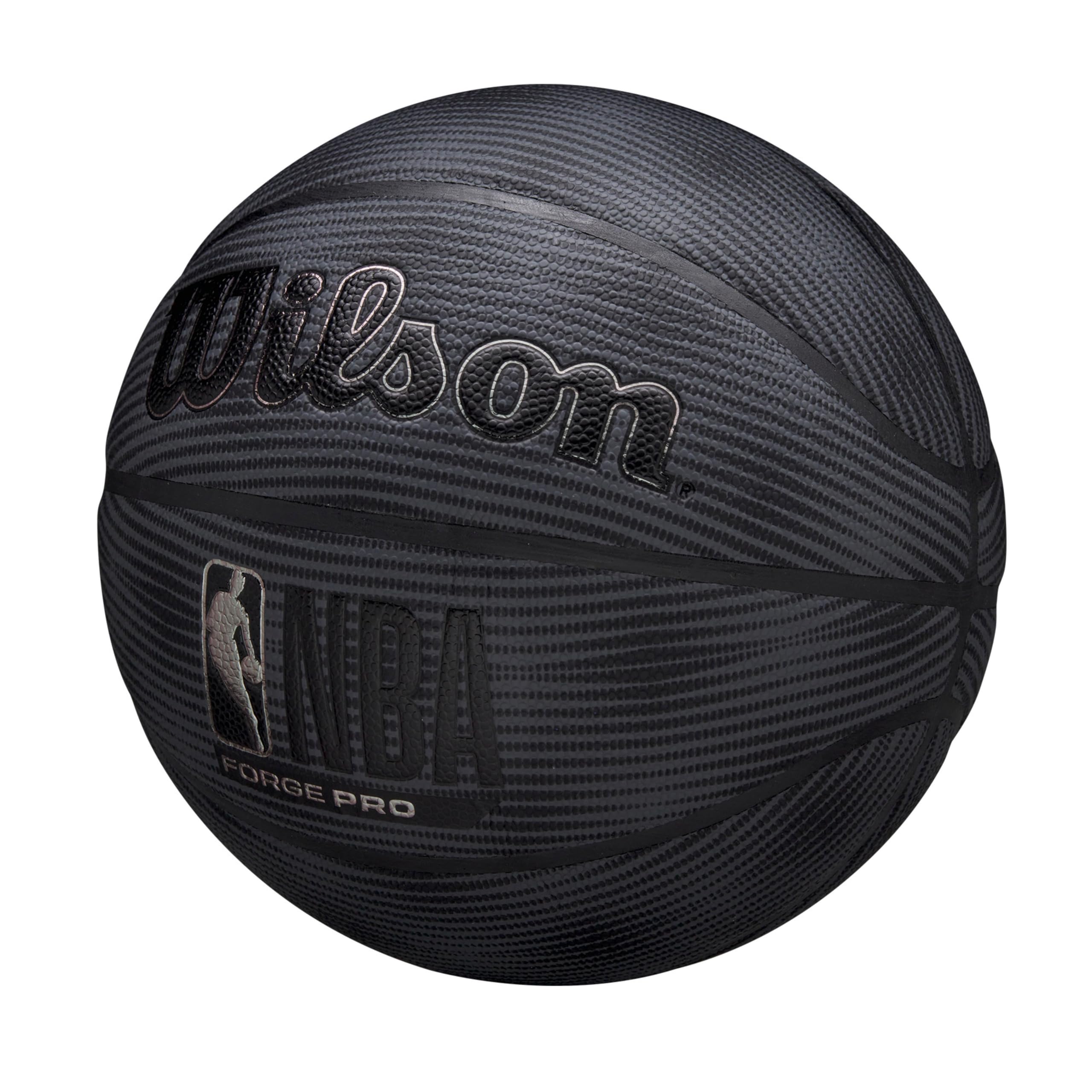 Wilson NBA Forge Pro Indoor/Outdoor Basketball - Midnight Black