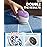 POPCHOSE Fabric Shaver, Lint Remover for Clothes, Electric Lint Shaver with 6-Leaf Blades, Sweater Shavers to Remove Pilling for Clothing, Couch, Furniture, Fuzz, Lint Ball, Bobbles, Violet Purple