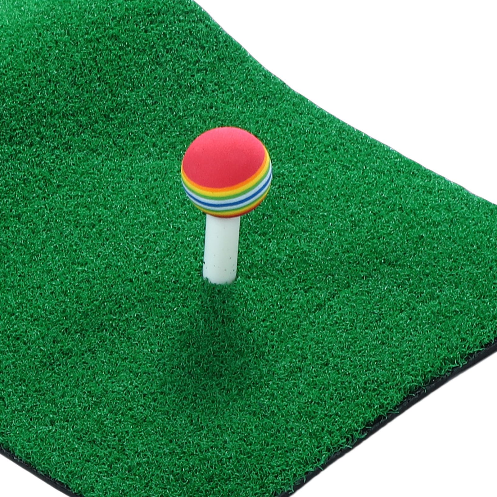 Fockety Juego de Red de Astillado Plegable, Juego de Práctica de Astillado para Interiores con Tapete de Césped, Bolas, Perno Prisionero para Entrenamiento