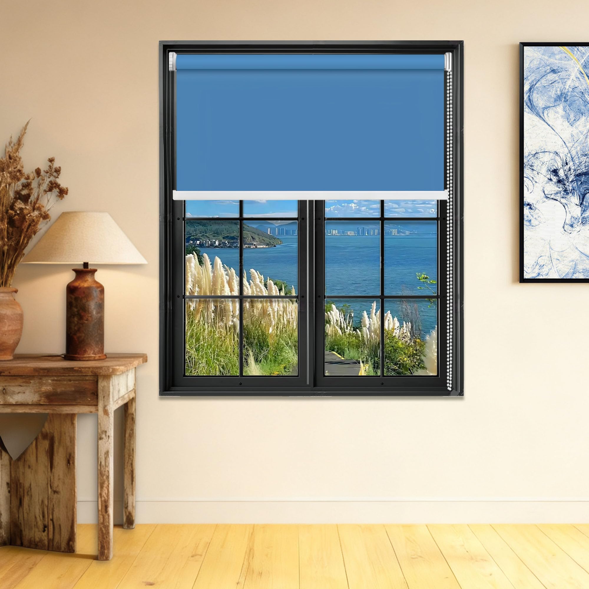 Amazon｜ロールカーテン 128 x 150 cm 遮光断熱防音防寒ロルスクリン