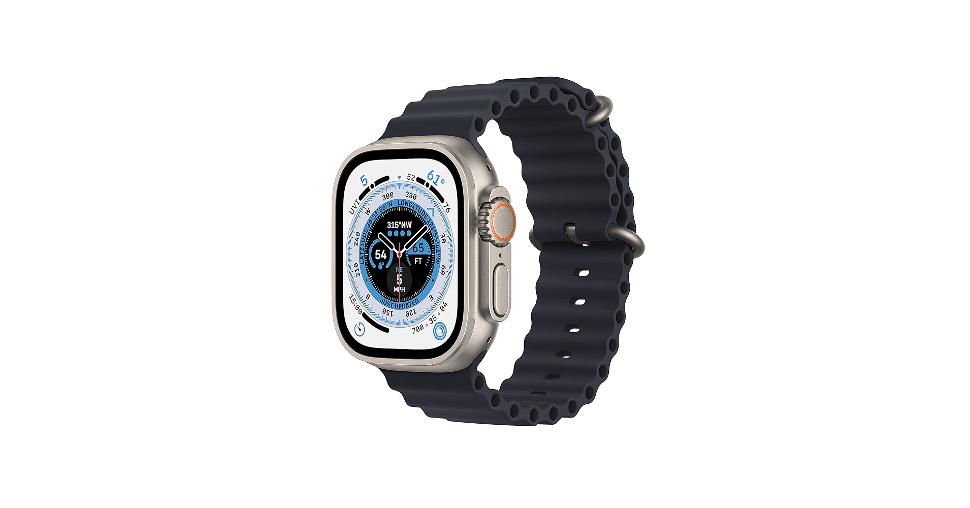 Apple - 藍 Apple Watch Ultra 2 GPS + Cellular, 49mm Titanium Case with