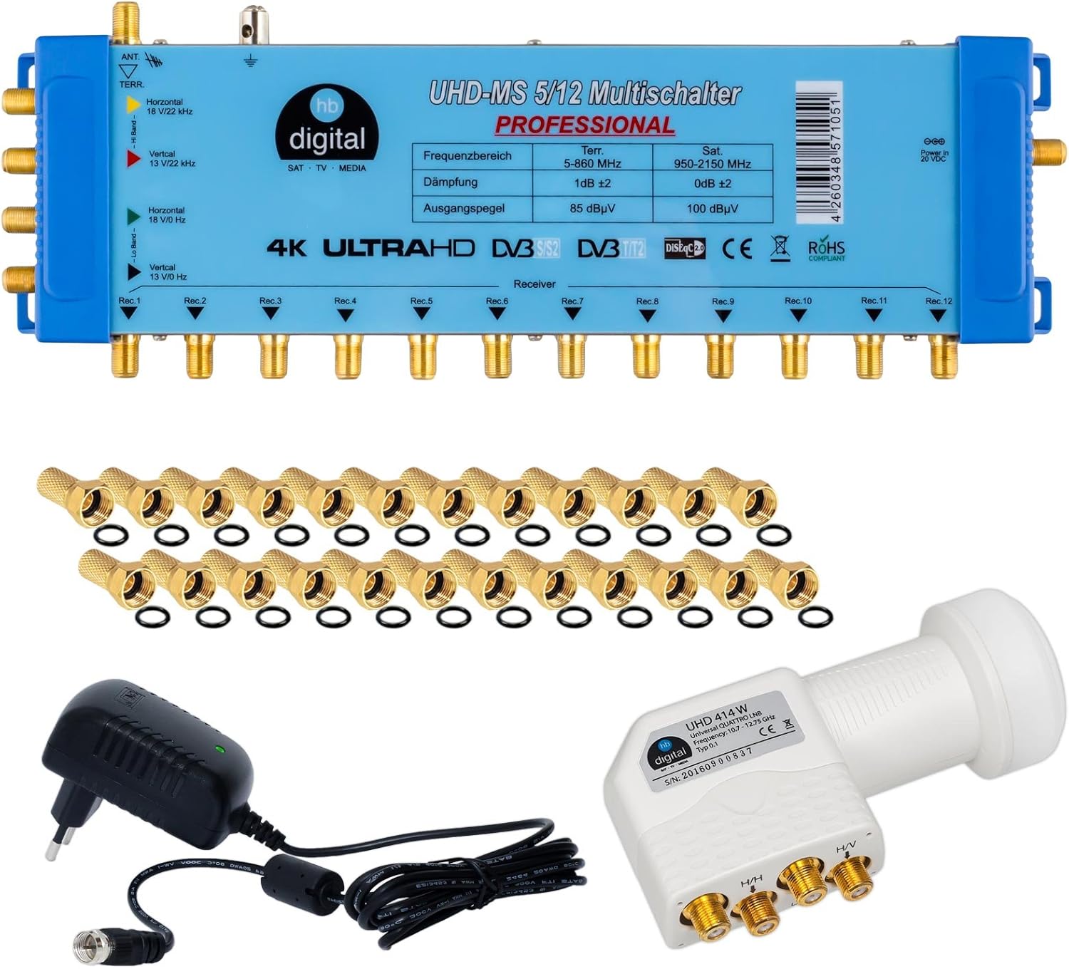 1 Sat 12 Uscite Multiswitch PMSE HB-DIGITAL 1 SAT - 12 Uscite Per TV 1 Sat 12 Uscite Multiswitch PMSE HB-DIGITAL 1 SAT - 12 Uscite Per TV