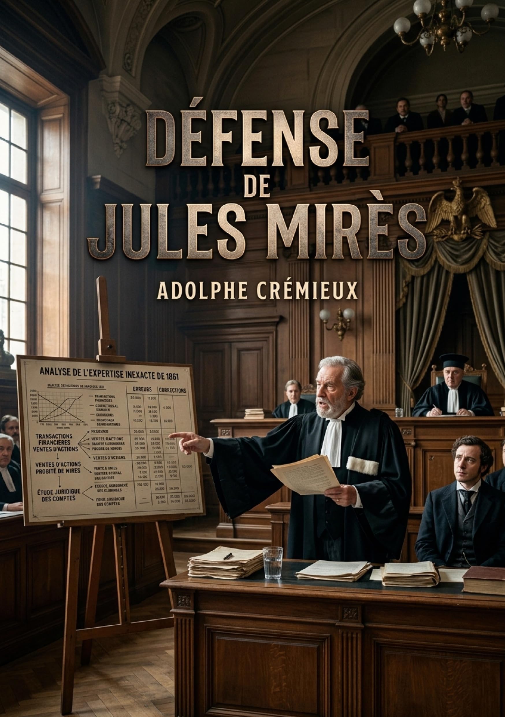 Défense de Jules Mirès: La défense de Jules Mirès par Adolphe Crémieux lors des audiences de 1861 à la Cour Impériale de Paris