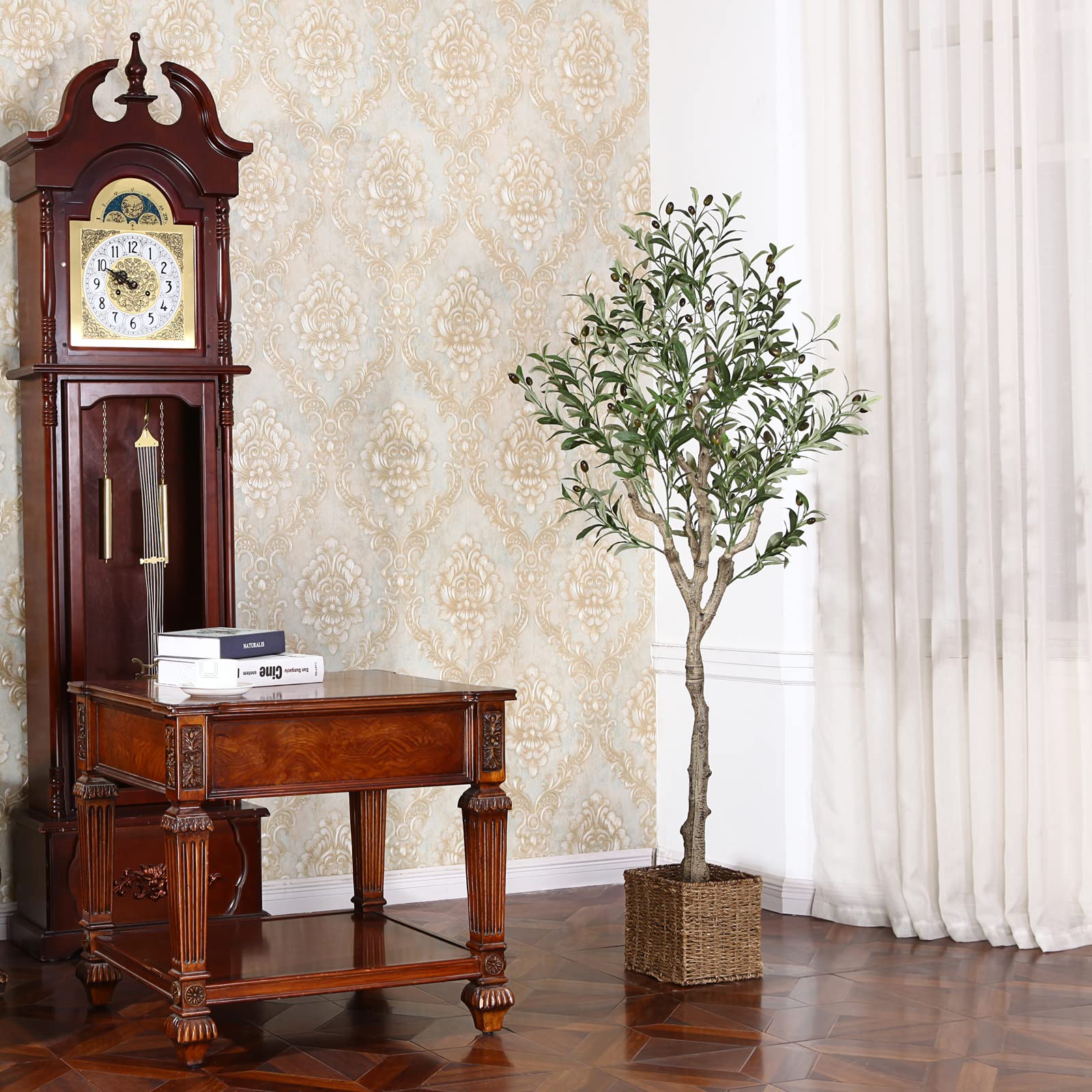 Dr Planzen Artificial Olive Tree 5ft Tall Fake Plant Faux | Desertcart GB
