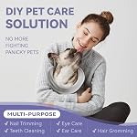 Loflaze Dog Grooming Hammock Harness for Dogs & Cats with Pet Nail Clipper Trimmer - Cat Hanger Sling for Trimming Clipping Nails- Dog Hammock Restraint Bag for Small Medium Large Dog ( Grey XL )