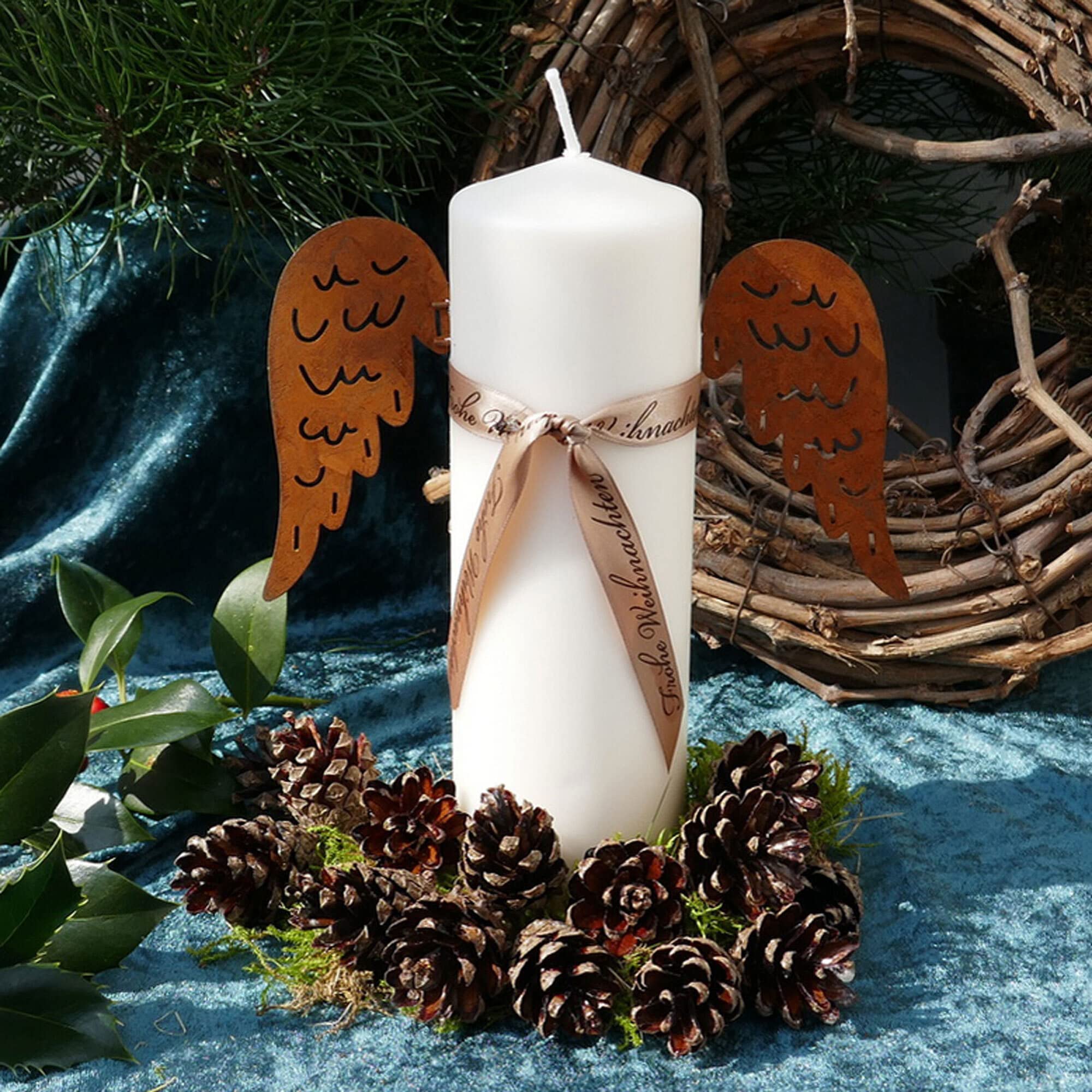 Storm's Gartenzaubereien Rost Engel Bausatz - 25x33cm Metall Deko Für Garten