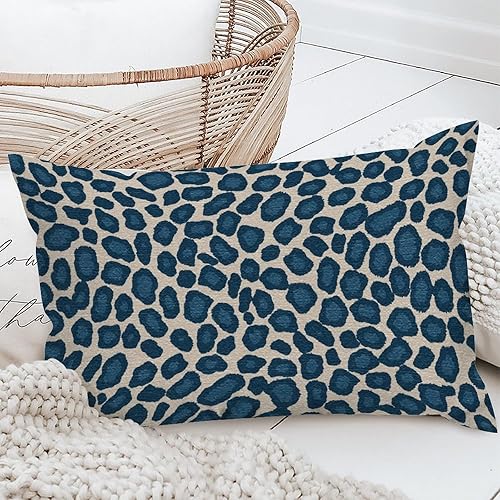 Vista 415 de Funda de cojín con estampado de guepardo rosa intenso, cojín cuadrado con estampado de animales fucsia, funda de almohada decorativa para el hogar