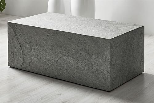Mesa Centro Chapada Piedra Natural/Acacia 47.2 x 23.6 x 17.7 in 47.2 x 23.6 x 17.7 in