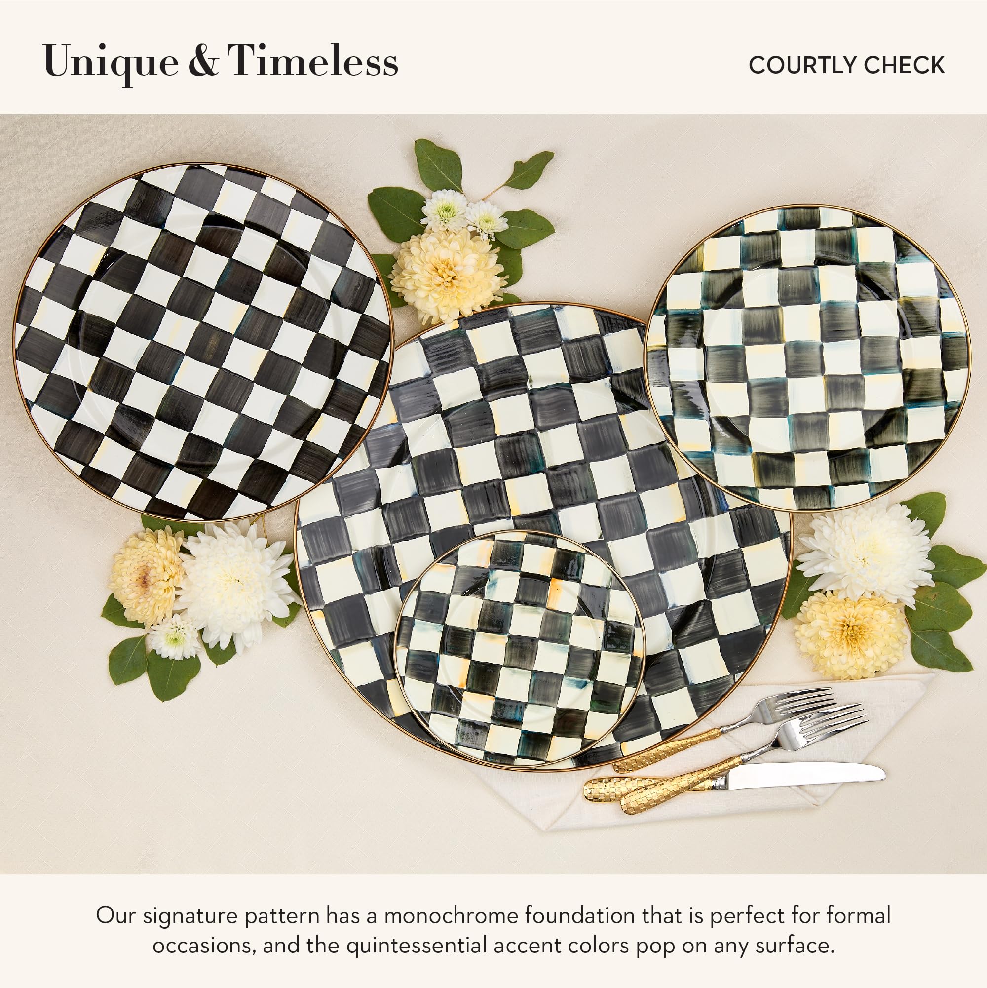 MACKENZIE-CHILDS コートリー エナメルディナープレート MACKENZIE