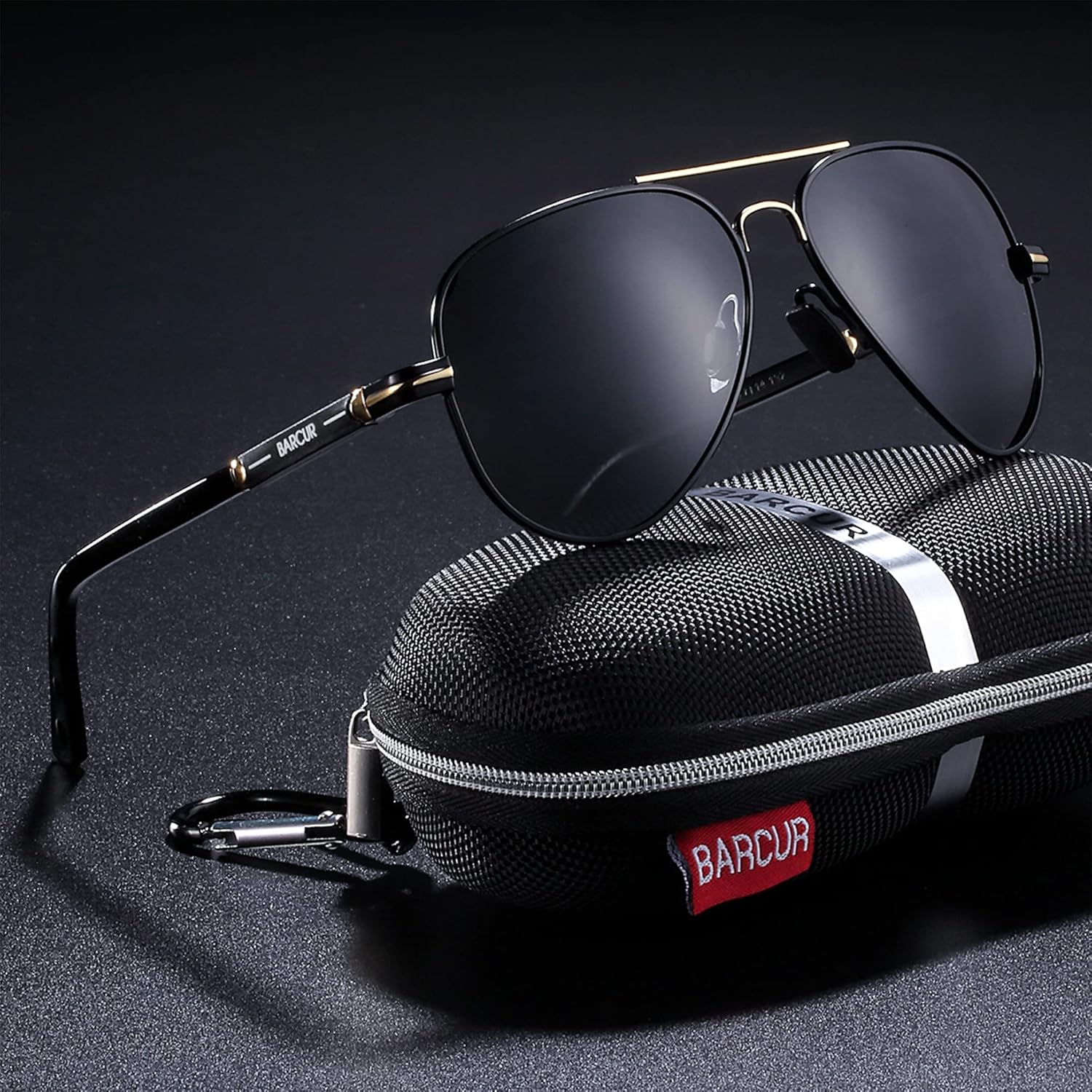 Barcur Classic Men's Polarized Sunglasses Driving Fishing Sun Glasses UV400 Protection