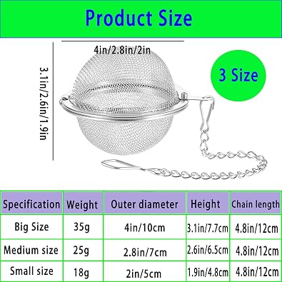 3 Size Jewelry Cleaner Baskets Jewelry Steam Cleaner Basket Stainless Steel Basket for Small Part and Cleaner Solution with Lock and Hook (S:2 * 1.9in,M:2.8 * 2.6in,L:4 * 3.1 in)