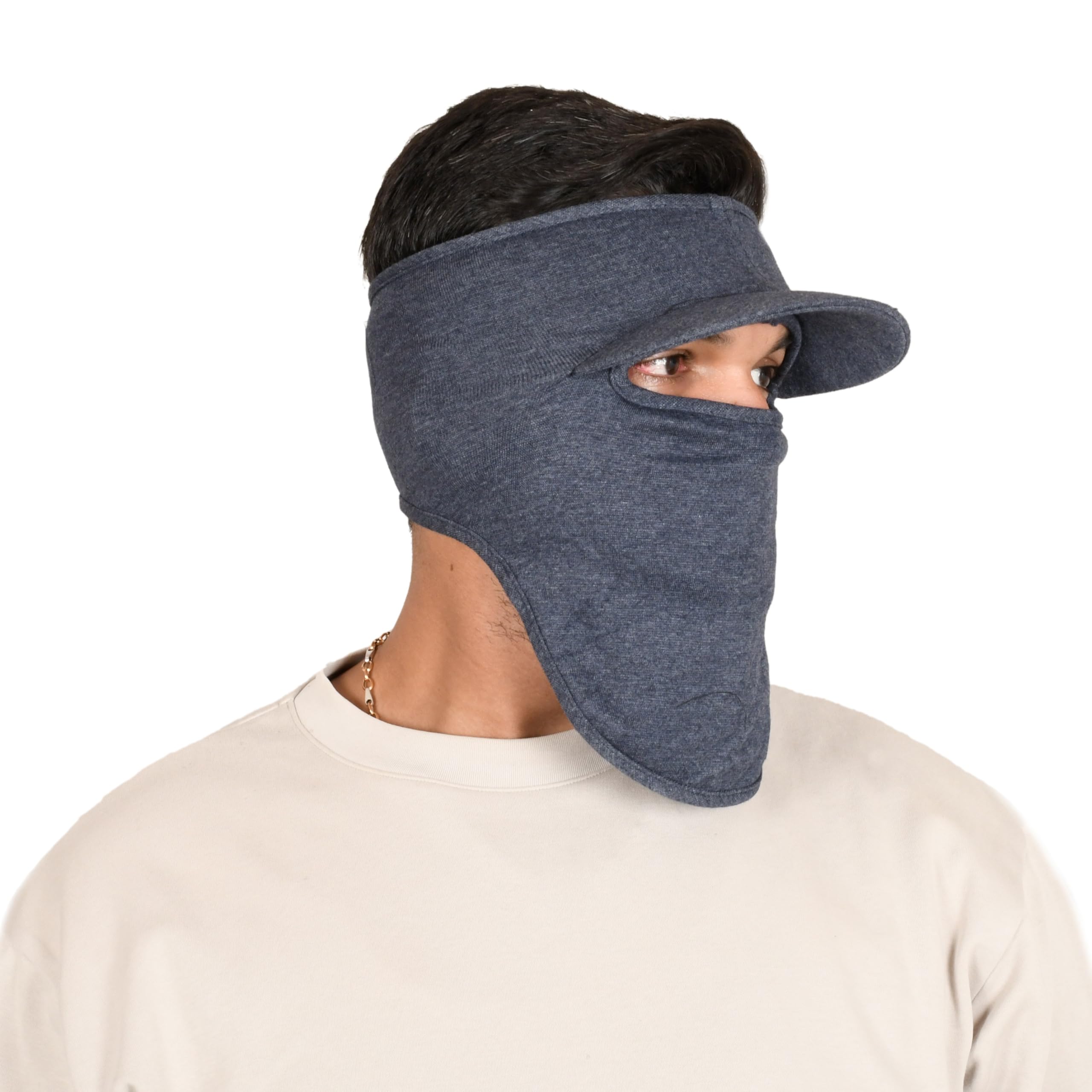 SOUL eTHICS R2 Cotton Visor Face Mask | Unisex Balaclava | Full Face Ninja Mask | Unisex Bike Riding & Cycling, Anti Pollution Dust & Sun Protection Full Face Cover Reusable Visor Mask-image-25