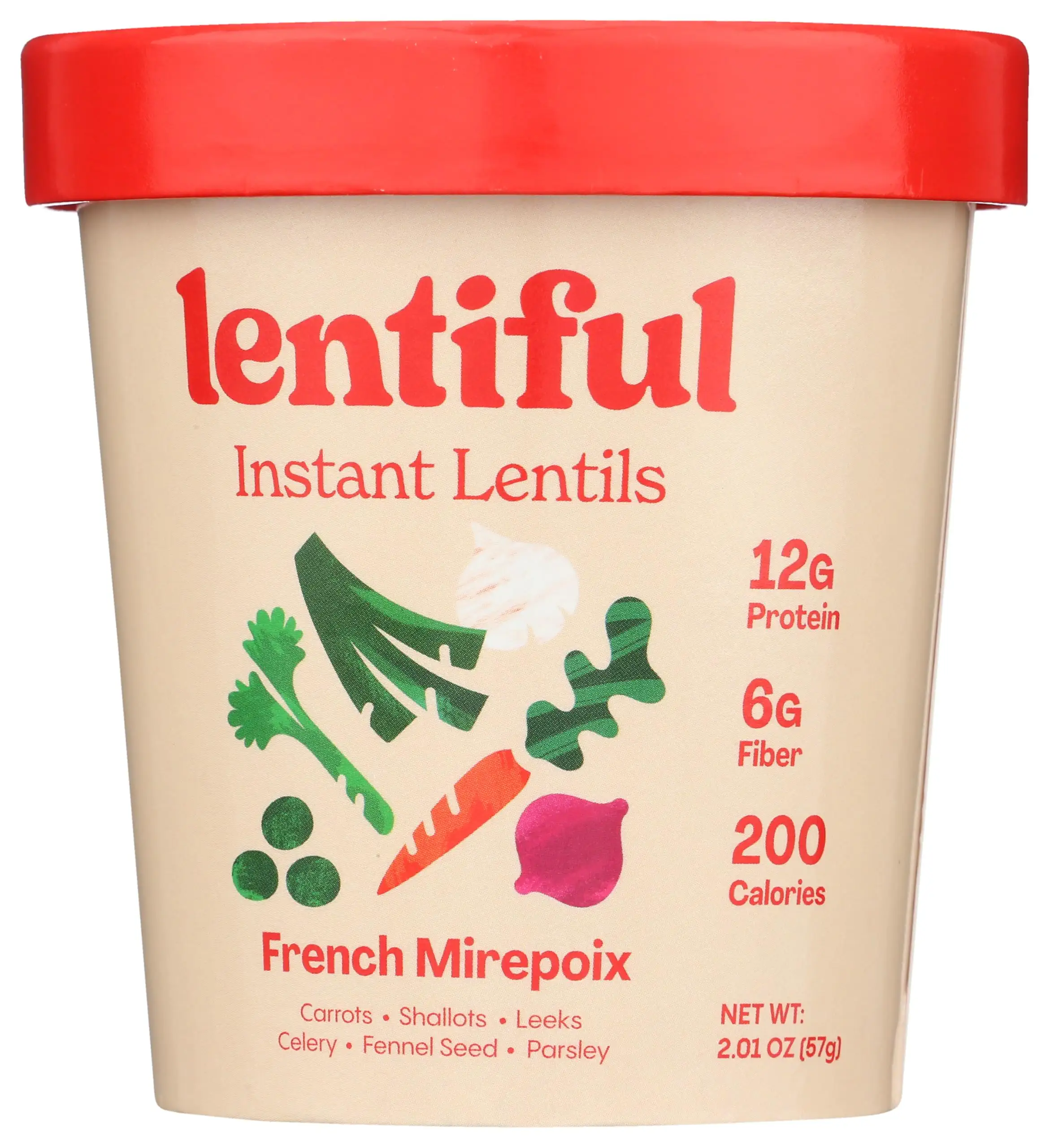 Lentils Instant French Mirepoix, 2.01 Ounce